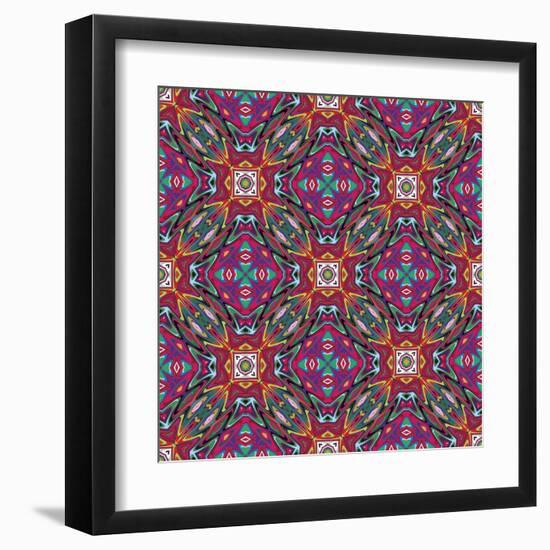 Mexican Pattern-Sangoiri-Framed Art Print