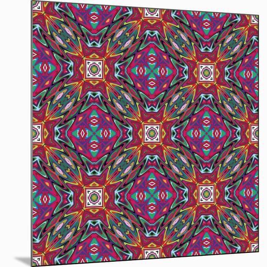 Mexican Pattern-Sangoiri-Mounted Art Print