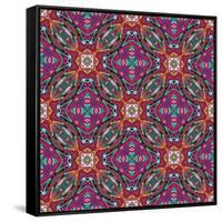 Mexican Pattern-Sangoiri-Framed Stretched Canvas