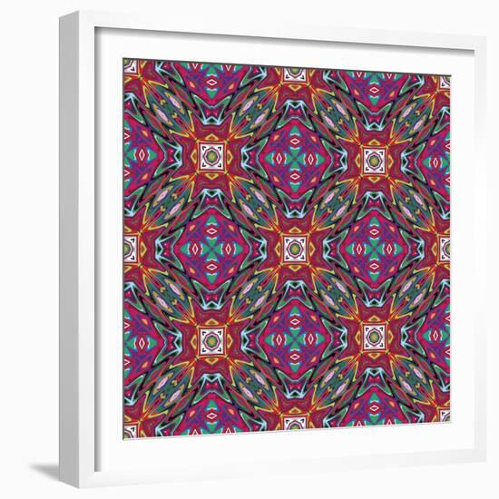 Mexican Pattern-Sangoiri-Framed Premium Giclee Print