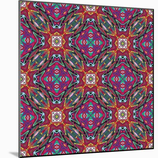 Mexican Pattern-Sangoiri-Mounted Art Print