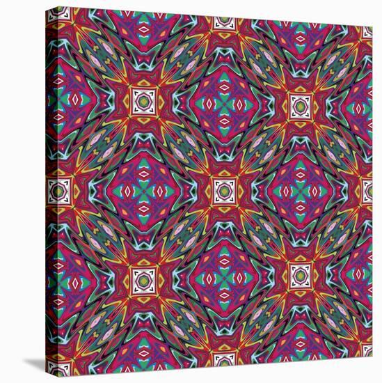 Mexican Pattern-Sangoiri-Stretched Canvas