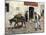 Mexican Pulque Carrier in Los Angeles, 1800s-null-Mounted Giclee Print