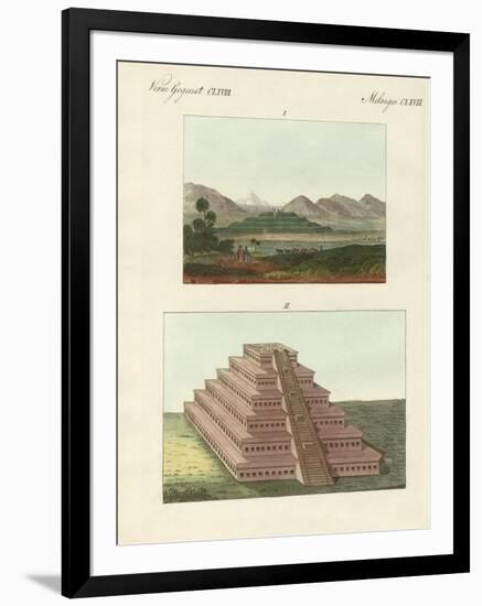 Mexican Pyramids-null-Framed Giclee Print