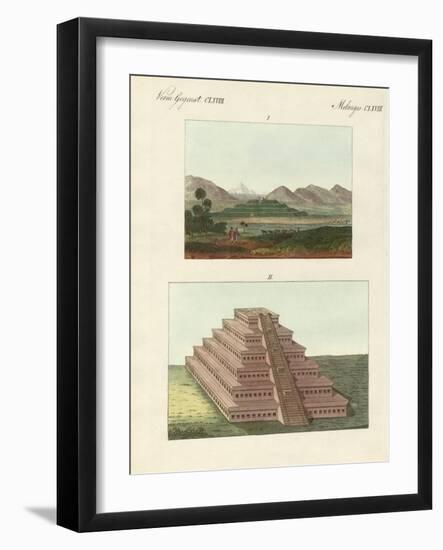 Mexican Pyramids-null-Framed Giclee Print