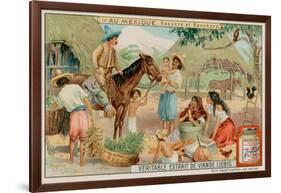 Mexican Ranchers and Cowboys-null-Framed Giclee Print