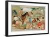 Mexican Ranchers and Cowboys-null-Framed Giclee Print