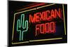 Mexican Restaurant Neon Writing-Klaus Hackenberg-Mounted Photographic Print