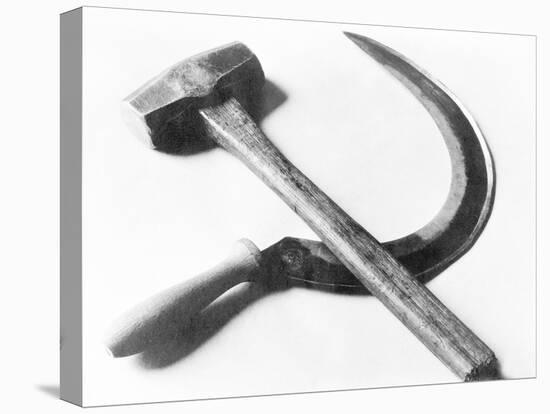 Mexican Revolution: Hammer and Sickle, Mexico City, 1927-Tina Modotti-Stretched Canvas