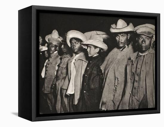 Mexican Revolutionaries, C.1914-null-Framed Stretched Canvas