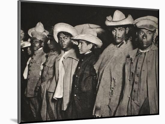 Mexican Revolutionaries, C.1914-null-Mounted Giclee Print