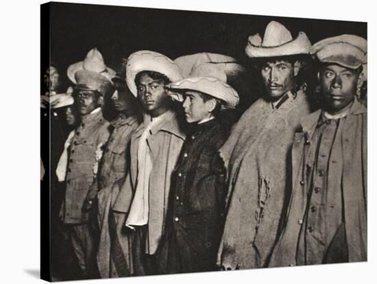 Mexican Revolutionaries, C.1914-null-Stretched Canvas