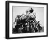 Mexican Revolutionaries Take over a Locomotive at Cuernavaca, Morelos-null-Framed Photographic Print