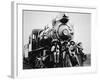 Mexican Revolutionaries Take over a Locomotive at Cuernavaca, Morelos-null-Framed Photographic Print