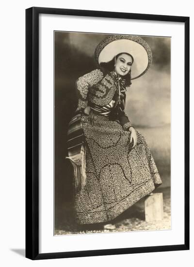 Mexican Singer-null-Framed Art Print