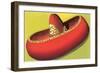 Mexican Sombrero-null-Framed Art Print