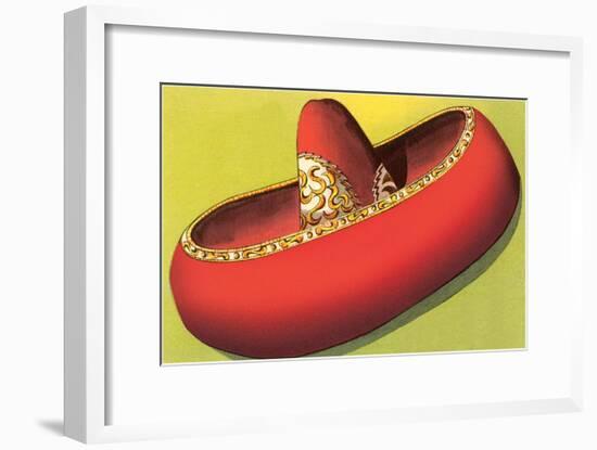 Mexican Sombrero-null-Framed Art Print