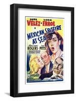 Mexican Spitfire at Sea, Lupe Velez, Marion Martin, Leon Errol, Harry Holman, 1942-null-Framed Photo