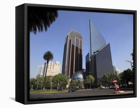 Mexican Stock Exchange Building, Centro Bursatil, Paseo De La Reforma, Reforma, Mexico City, Mexico-Wendy Connett-Framed Stretched Canvas