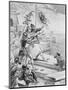 Mexican Subjects Storming Castle-null-Mounted Giclee Print