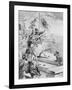 Mexican Subjects Storming Castle-null-Framed Giclee Print