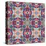 Mexican Textile Design-Sangoiri-Stretched Canvas