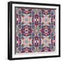 Mexican Textile Design-Sangoiri-Framed Art Print