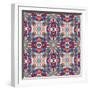 Mexican Textile Design-Sangoiri-Framed Art Print