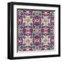 Mexican Textile Design-Sangoiri-Framed Art Print