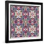 Mexican Textile Design-Sangoiri-Framed Art Print