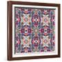 Mexican Textile Design-Sangoiri-Framed Art Print