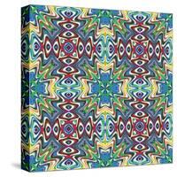 Mexican Textile Design-Sangoiri-Stretched Canvas