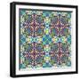 Mexican Textile Design-Sangoiri-Framed Art Print