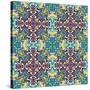 Mexican Textile Design-Sangoiri-Stretched Canvas