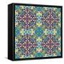 Mexican Textile Design-Sangoiri-Framed Stretched Canvas