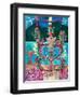 Mexican Tree of Life, 2021 (Dyes on silk )-Hilary Simon-Framed Giclee Print