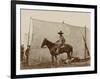 Mexican Vaquero With The Wild West Show-null-Framed Art Print
