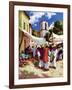 "Mexican Village Market,"June 1, 1938-G. Kay-Framed Giclee Print