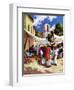 "Mexican Village Market,"June 1, 1938-G. Kay-Framed Giclee Print