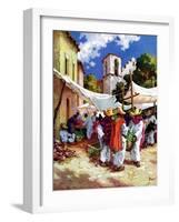 "Mexican Village Market,"June 1, 1938-G. Kay-Framed Giclee Print