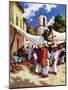 "Mexican Village Market,"June 1, 1938-G. Kay-Mounted Giclee Print