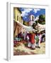 "Mexican Village Market,"June 1, 1938-G. Kay-Framed Giclee Print