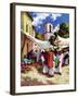 "Mexican Village Market,"June 1, 1938-G. Kay-Framed Giclee Print