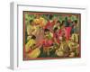 Mexican Village Scene-Mexican School-Framed Giclee Print