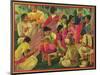 Mexican Village Scene-Mexican School-Mounted Giclee Print