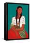 Mexican Woman I-Omar Escalante-Framed Stretched Canvas