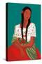 Mexican Woman I-Omar Escalante-Stretched Canvas