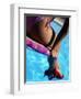 Mexican Woman in Bikini by Swimming Pool-Mitch Diamond-Framed Photographic Print