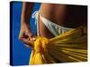 Mexican Woman with Swimwear-Mitch Diamond-Stretched Canvas