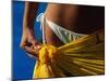 Mexican Woman with Swimwear-Mitch Diamond-Mounted Photographic Print